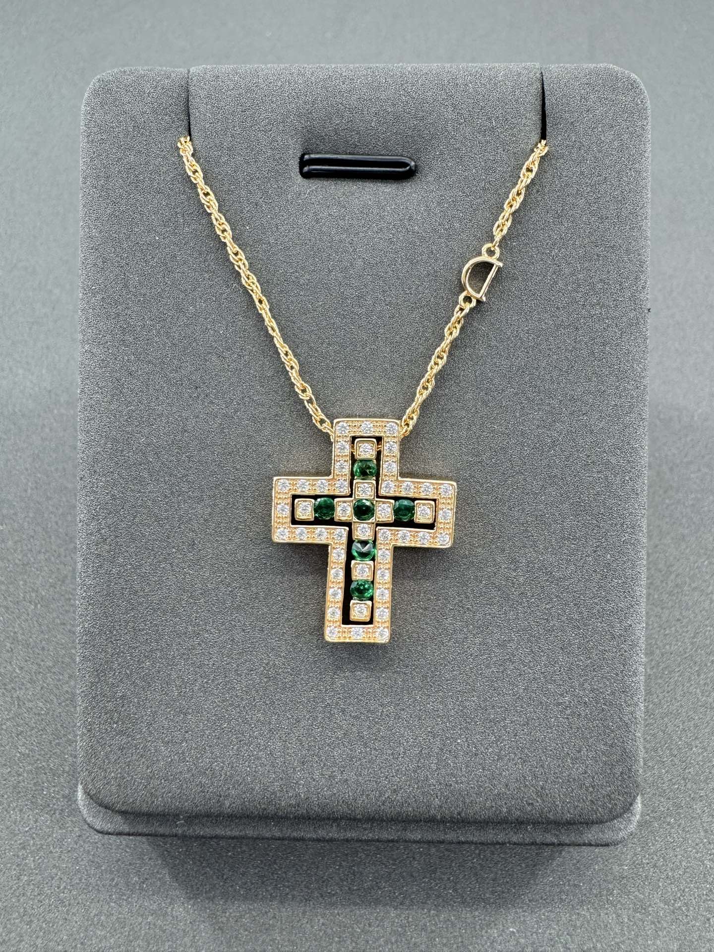Chrome Hearts D Cross Pendant Necklace